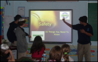 Photograph: Jacksonville Teenangels Making a Presentation