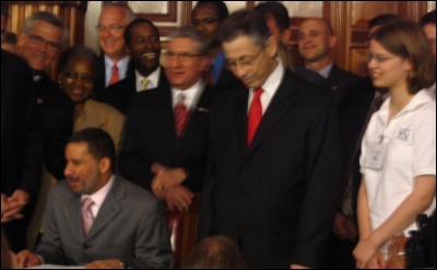 New Rochelle Teenangels at the e-STOP Bill Signing